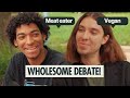 Heartwarming Conversation Between Meat Eater And Vegan To Make You Smile