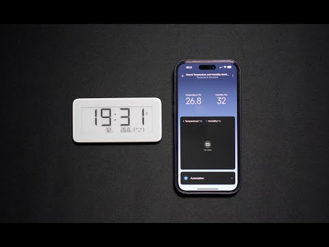 Xiaomi Mi Temperature and Humidity Monitor Clock Unboxing
