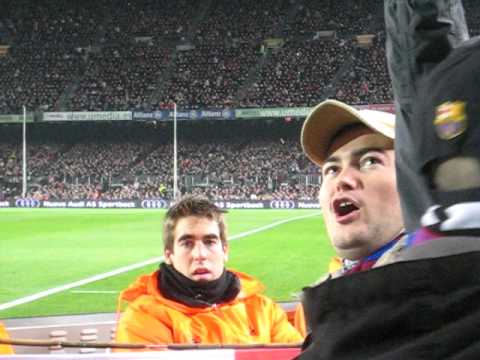 Barcelona vs Espanyol at Camp Nou 12/12/2009