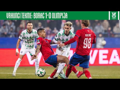 Vrhunci tekme: Borac 1-0 Olimpija