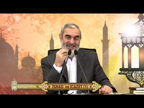 57) Hadislerle Diriliş - İSNAD ve İCAZET (1) - Nureddin Yıldız - Sosyal Doku Vakfı
