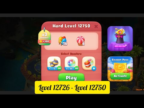 Gardenscapes ( Level 12726 - Level 12750 ) - All Puzzles - Gameplay PART - 557