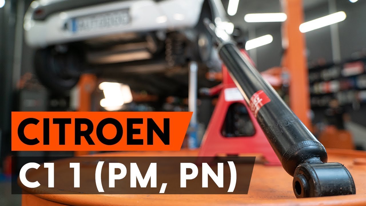 Как се сменят задни амортисьори на Citroen C1 1 PM PN – Ръководство за смяна