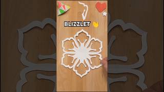 HOW TO MAKE PAPER BLIZZLET SNOWFLAKE INSTRUCTION | CAPTIVATING BEST SCHOOL PROJECT INCL ART