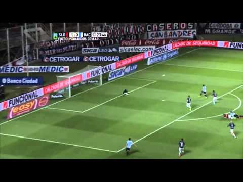 Torrico, la pesadilla de Bou. San Lorenzo 1 - Racing 0. Fecha 25. Primera 2015. FPT.