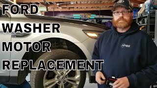 Ford Wiper Washer Motor Replacement - 2013 - 2020 Taurus