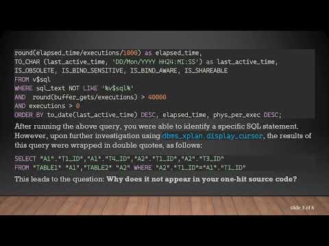 Understanding the Mystery of Untraceable Queries in Oracle: Where Do They Come From?