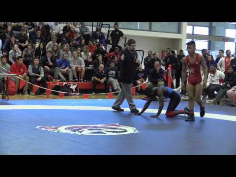 2015 Junior National Championships: 50 kg Final Oscar Bulaqui vs. Motkual Said