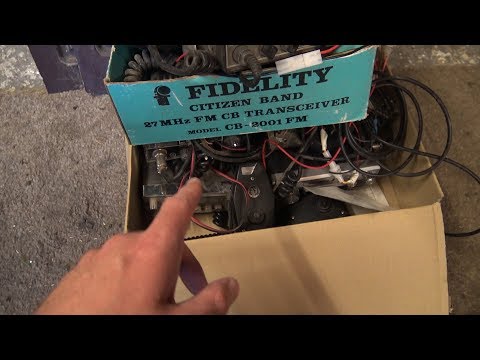 Box of Vintage CB Radios  - JWR M2 Will It Work?