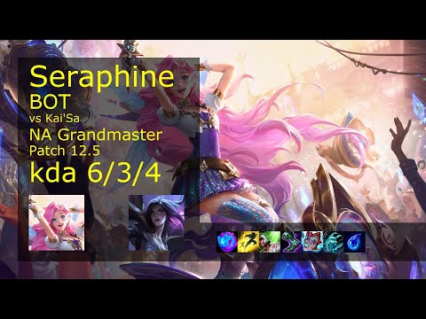 Rank 5 NA Seraphine Bot: Seraphine vs Kai'Sa