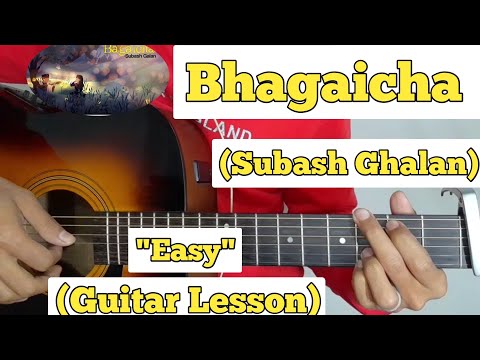 Bhagaicha - Subash Ghalan | Guitar Lesson | Easy Chords |