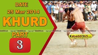 Khurd (Sangrur) Kabaddi Tournament 25 Mar 2014 Part1 By Kabaddi365.com