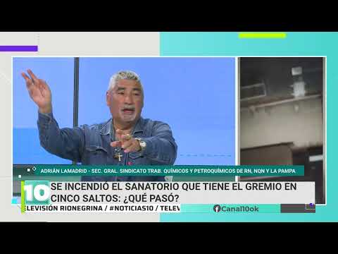 Se incendió el ex Sanatorio de Industrias Químicas en Cinco Saltos: ¿Qué paso?