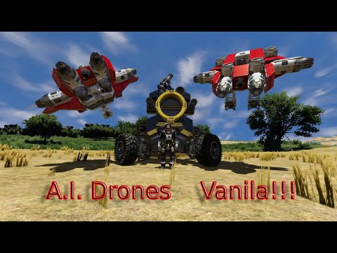 Space Engineers - More Drones. NO Scripts!!!!!