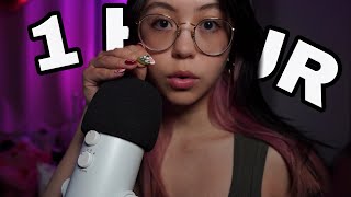 ASMR 1 Hour of Dry Mouth Sounds (Sksk, Tongue Clicking, & More) (Looped)