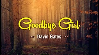 Goodbye Girl - KARAOKE VERSION - as popularized by David Gates