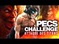 PECS CHALLENGE❗️100 POMPES ATTAQUE DES TITANS - ESSAYE D’ALLER JUSQU’AU BOUT...🔥👹