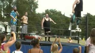 Wrestling Reunion Show: Big Poppa/Temple Rain VS. Deacon Hobbs/Apocalypse Confrontation