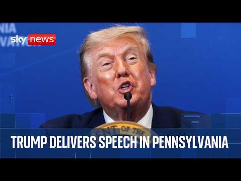 Donald Trump delivers speech in Pennsylvania