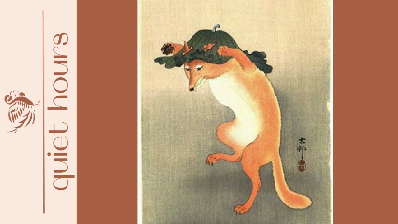 Dancing Fox with Lotus-leaf Hat