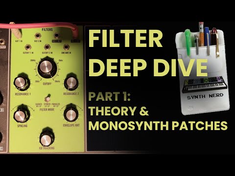 Synth Nerds Only: Moog Matriarch Filter Deep Dive : Part 1 - Theory & Mono-Synth Patches