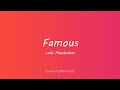 Lady Antebellum - Famous (Lyrics)