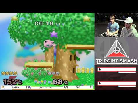 Tripoint Smash 92 Melee Winners Semis - JustJoe (Fox) vs EGO (Puff)