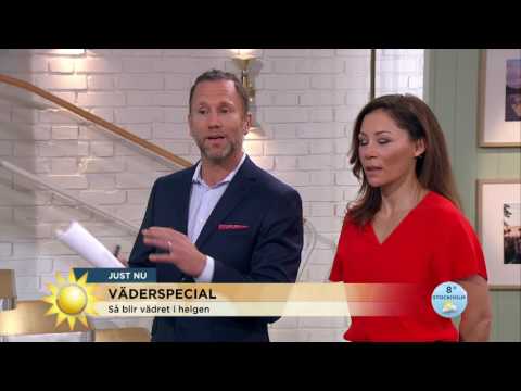 Väderspecial Norge vs Sverige - Nyhetsmorgon (TV4)