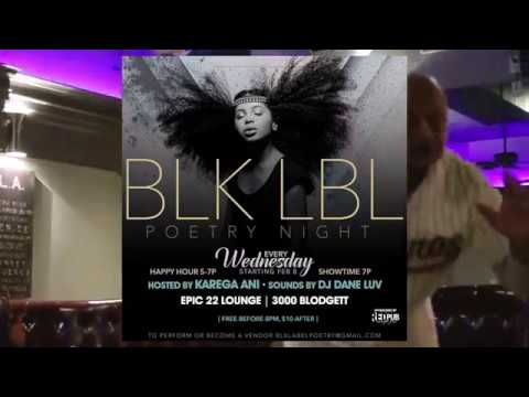 Black Snow @ BLK Label Poetry Night