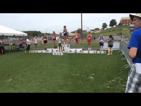 Madi Lyons places 6th in 2015 Class 1 girls high jump