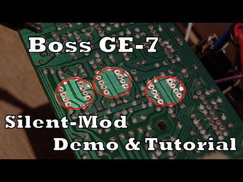 Tutorial & Demo: SILENT MOD Boss GE-7 Graphic Equalizer