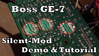 Video thumbnail for Tutorial & Demo: SILENT MOD Boss GE-7 Graphic Equalizer by L&M Guitar Corner