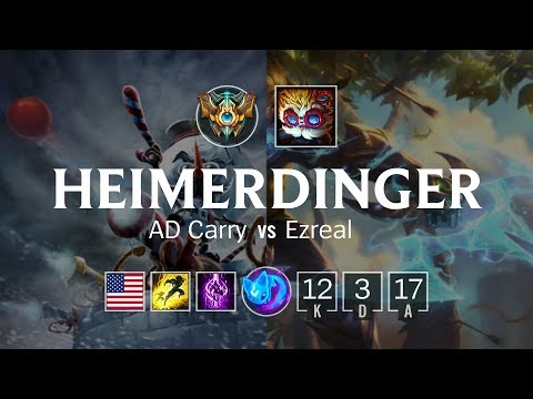 Heimerdinger Bot vs Ezreal - NA Master Patch 8.24