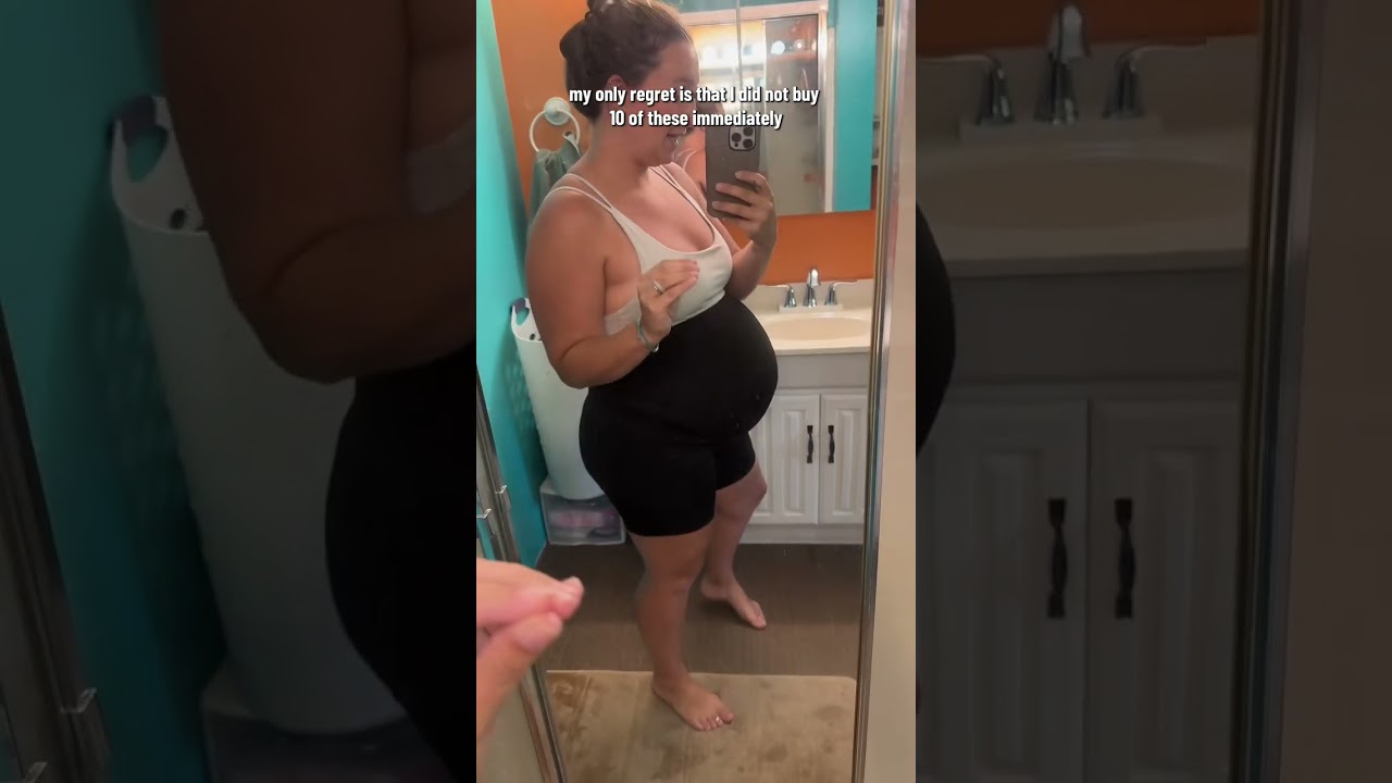 Poshdiva maternity shorts are a 10/10 for me #maternityshorts #maternity #summeroutfits