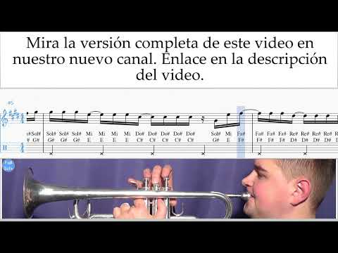 Como Tocar Trompeta KAROL G, Shakira - TQG Tablatura um-a-n927 vistas previas