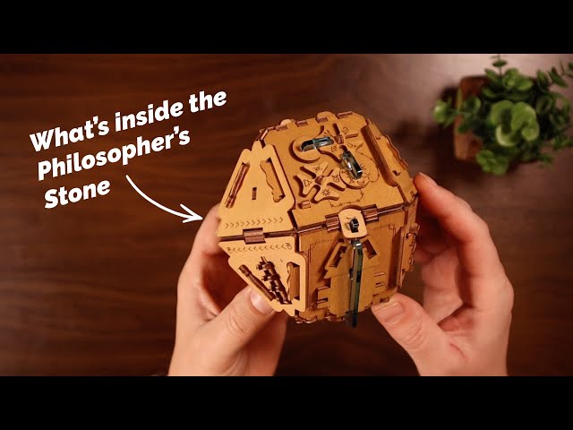 Vídeo relacionado con Puzzle Potato - La Piedra Filosofal - Juego de Escape Room - Puzzle Box - Caja Puzzle de Madera - Rompecabezas 3D - Caja del Tesoro (Cristal Balu)