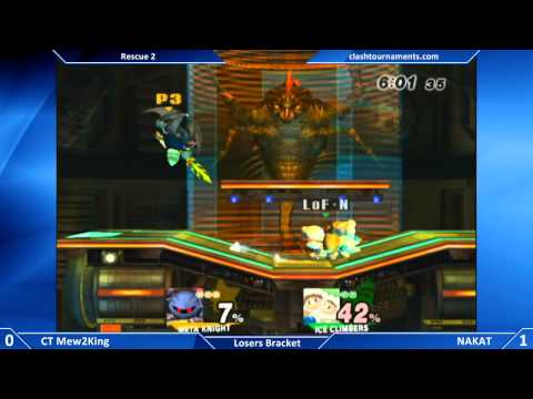 Rescue 2 SSBB - CT Mew2King vs NAKAT