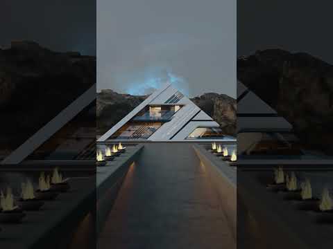 LYX Pyramid  #architecture #pyramid  #3danimation #luxury #villastyle #villa #design #3dmax