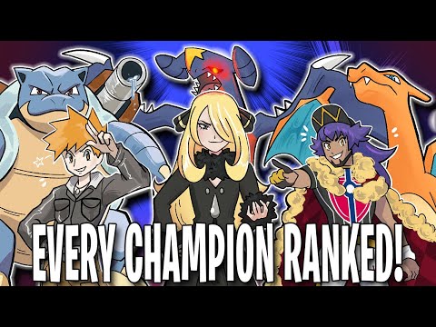 Ranking Every Pokemon Champion (Yes All of Them)