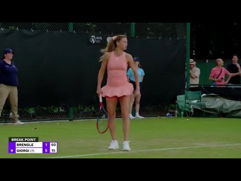 Camila Giorgi dominating Madison Brengle Live Tennis WTA Rothesay