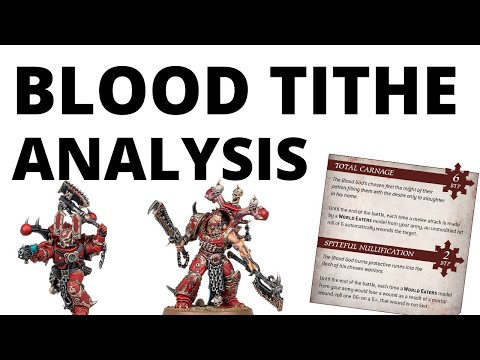 World Eaters Blood Tithe - a Focused Review of this Powerful Army Wide Rule