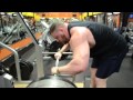 Barbell Shrugs: 805 lbs x 25 Reps