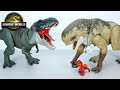 JURASSIC WORLD REBIRTH TOYS T REX Vs DISTORTUS REX TOYS ASMR DINO KING TOYS 250619