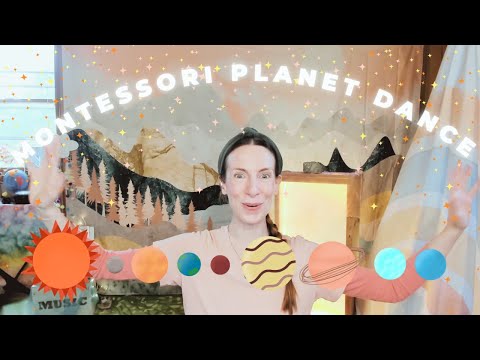 Montessori Planets Song+Dance II Learn About The Planets II Interactive Song II The Solar System