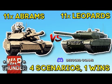 ABRAMS VS LEOPARDS - The Better Top Tier?  - WAR THUNDER