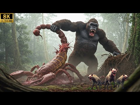 King Kong vs. Giant Scorpion and Hyena Attack: Skull Island!