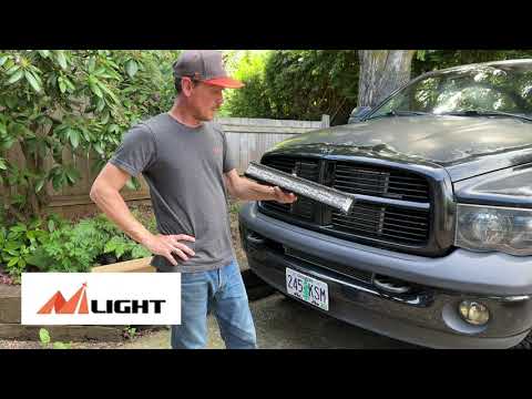 Nilight Side Shooter LED Light Bar Install  #automobile #lightbar #cummins