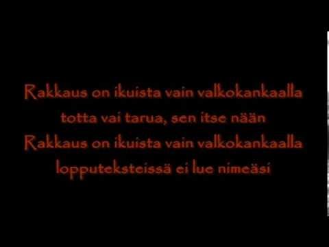 Uniklubi - Totta vai Tarua (with lyrics)