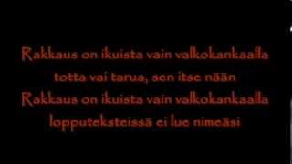 Uniklubi - Totta vai Tarua (with lyrics)