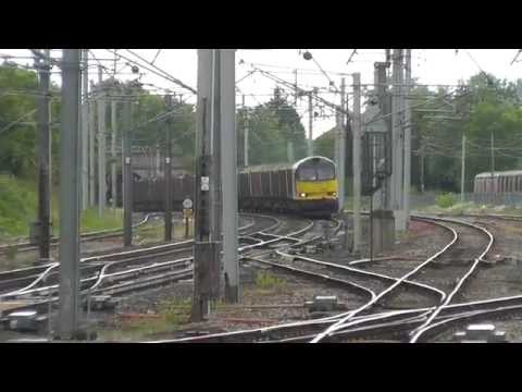 60087 6c37 Chirk - Carlisle empty logs, Sun. 14th June 2015